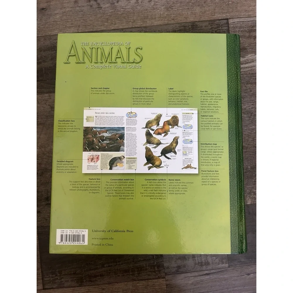 University of California Press Encyclopedia of Animals HC Illus 2005